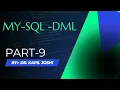 MY-SQL part-9 DML DDL vs DML SQL Query Kapil Joshi tutorials Query in Hindi DBMS in Hindi