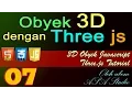 Obyek 3D dengan Three js 7 Lambert Material dan Light Javascript Tutorial