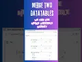 How to merge two datatables in UiPath Merge datatable activity