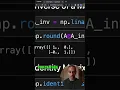NumPy makes Linear Algebra for ML wayyyy easier