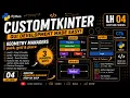 Geometry Managers pack grid place CustomTkinter LH04