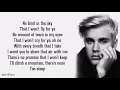 David Guetta ft. Justin Bieber - 2U (Lyrics)