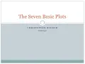 The Seven Basic Plots