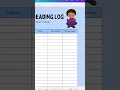 Using Canva to create personalized reading logs