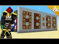 I Built a WORKING Digital Clock in Vanilla Minecraft