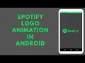 Spotify Logo Animation In Android Using Android Studio Animation Using Java Code Only