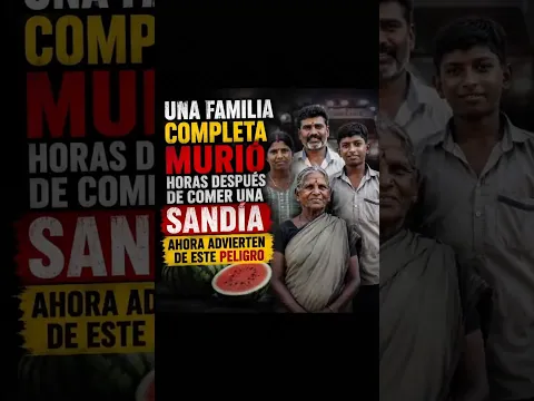 Familia muere tras comer una sandía, ahora advierten de este peligro oculto.  #noticias