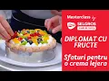 Download Lagu Reteta Tort Diplomat cu Fructe si Blat de Piscoturi | Super Aratos