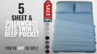 Top 10 Sheet Pillowcase Sets Twin Xl Deep Pocket 2018 Sonoro Kate Bed Sheet Set Super Soft