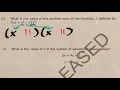 NC Math 1 Released question 13 released 2018 - 2019