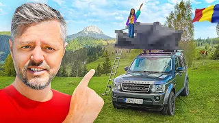 Prima noapte în noul nostru CUIb! NU e cort, e "vilă" pe mașină | Bucovina