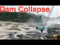 Download Lagu Massive Spillway Release Causes Cofferdam Collapse at Power House Site | Spillway Operation Disaster