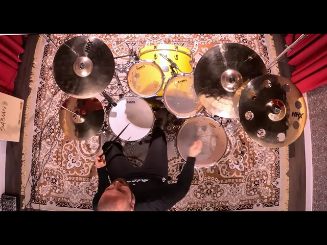 Kit de Pratos Sabian HHX Evolution Set com Crashes 16