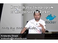 How to deploy Java Application Microservice on docker without plugin