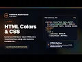 HTML Colors CSS - HTML Styling Foundation FullStack Masterclass HTML Course