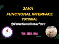 What is Functional Interface in Java 8 FunctionalInterface annotation