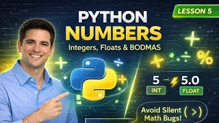 Python Numbers Tutorial Integers Floats Arithmetic Operators Lesson 5 2026