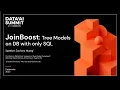 JoinBoost In Data Base Machine Learning for Tree-Models
