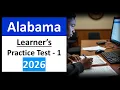 Alabama DMV Learner s Permit Test Questions 2026