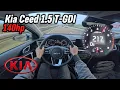 2025 KIA Ceed Sportswagon 1 5 T-GDI 140 hp TOP SPEED on the German Autobahn POV