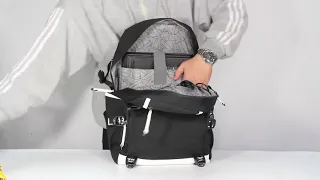 Roffatide Anime Backpack Luminous Printed Laptop Backpack with USB Charging Port Headphone Port