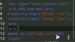 Arithmetic operations in JavaScript JavaScript code for arithmetic calculator anWriter JavaScrip