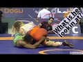 Very aggressive mean wrestler in women s freestyle wrestling Part one