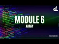 Module 6 Tutorial Array