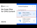 How to Filter CMS Content in Wix without Code