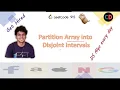 Partition Array into Disjoint Intervals Leetcode 915 Live coding session
