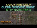 Easy GLEBA SCIENCE LAB GUIDE - Factorio Space Age Tutorial
