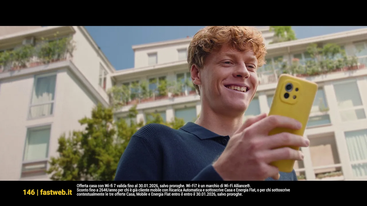 Fastweb — Fastweb + Vodafone: Casa, Mobile e Energia Flat Offer (YouTube video ad)