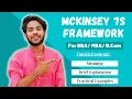 The Mckinsey 7s Framework Model Explained in Detail for BBA MBA B Com