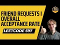 LeetCode 597 - Friend Requests I Overall Acceptance Rate LeetCode SQL Solution EASY