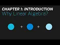 Ch 1 Why linear algebra Maths of Quantum Mechanics