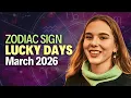 These Zodiac Signs Will Have Their Luckiest Month in March 2026