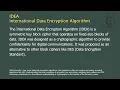 IDEA - International Data Encryption Algorithm