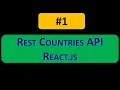 Rest Countries API challenge