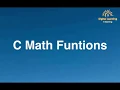 43 C Math Functions Online Training Download app from below link