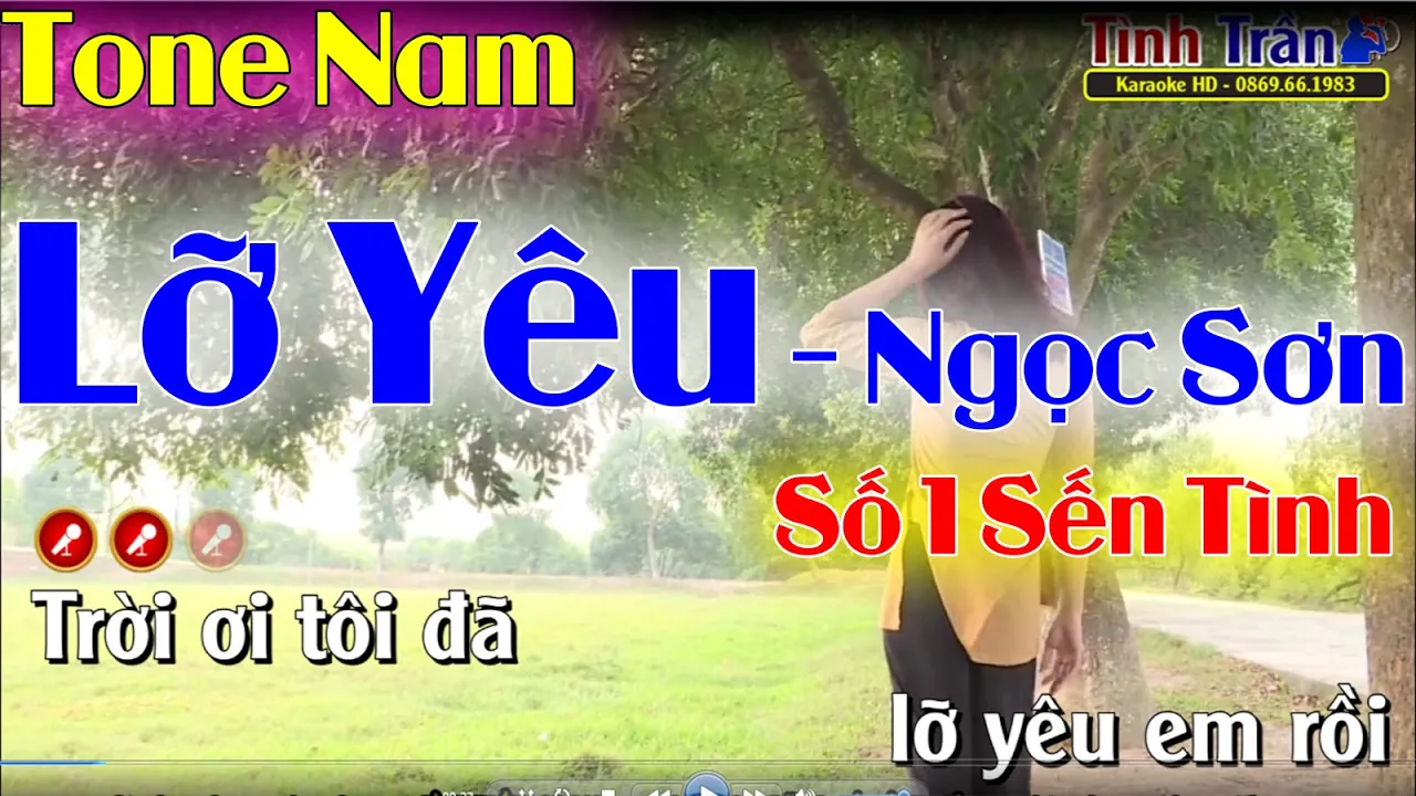 Lỡ Yêu ( Ngọc Sơn ) Karaoke Nhạc Sống Tone Nam ( Am ) - Tình Trần Organ