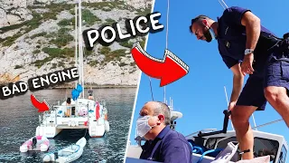 Holiday Over! Fined By The Police And Our Engines Is BAD | Wildlings Sailing