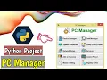 PC Manager Python Project Python Tutorial Tkinter Tutorials Python Tutorial in Hindi