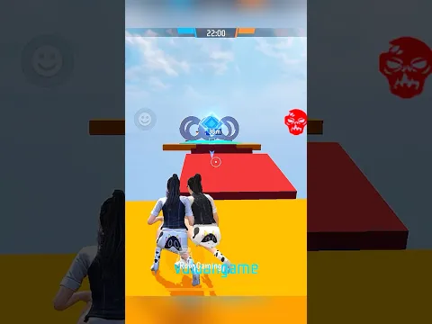 Gini jadinya kalo aku sama Yanti main map parkour sulit auto gagal ke finish #freefire #viralvideo