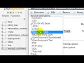 How to Export Database Code to MediaEiki Table File in PHPmyAdmin