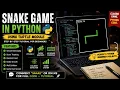 Build a Snake Game in Python Turtle Graphics Project for Beginners