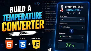 Building Temperature Converter Using HTML CSS And JavaScript project 2 FrontEnd Academy
