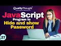 JavaScript Programs - Crash Course