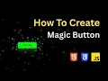 How to Create a Glowing Button Animation with Particles HTML CSS JavaScript