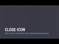 Bootstrap 4 Alpha 6 utilities Close icon