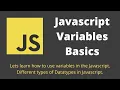 4 Javascript Variables Learn Different types of Datatypes available in the javascript language